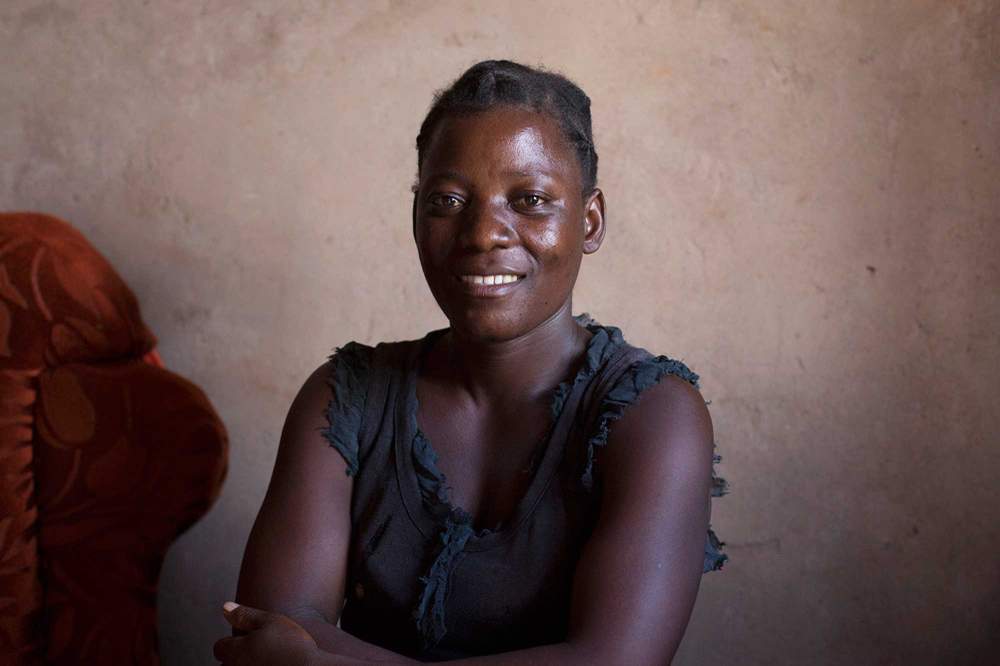 Mary Brahimu, 33, is married with four children. She identified mulching, crop rotation and multi-cropping as important elements of the conservation agriculture techniques introduced by ECRP.